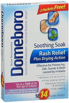 1049121 -  - Domeboro Rash Relief Itch Relief 952 mg - 1347 mg Strength Powder 2.2 Grams Individual Packet Pack of 1, (EA)