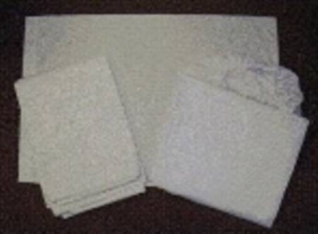 1057874 - LEW JAN TEXTILE - Bed Sheet Flat Sheet 66 W x 104 L Inch White Cotton 55% / Polyester 45% Reusable V21-660430 Pack of 1, (EA)