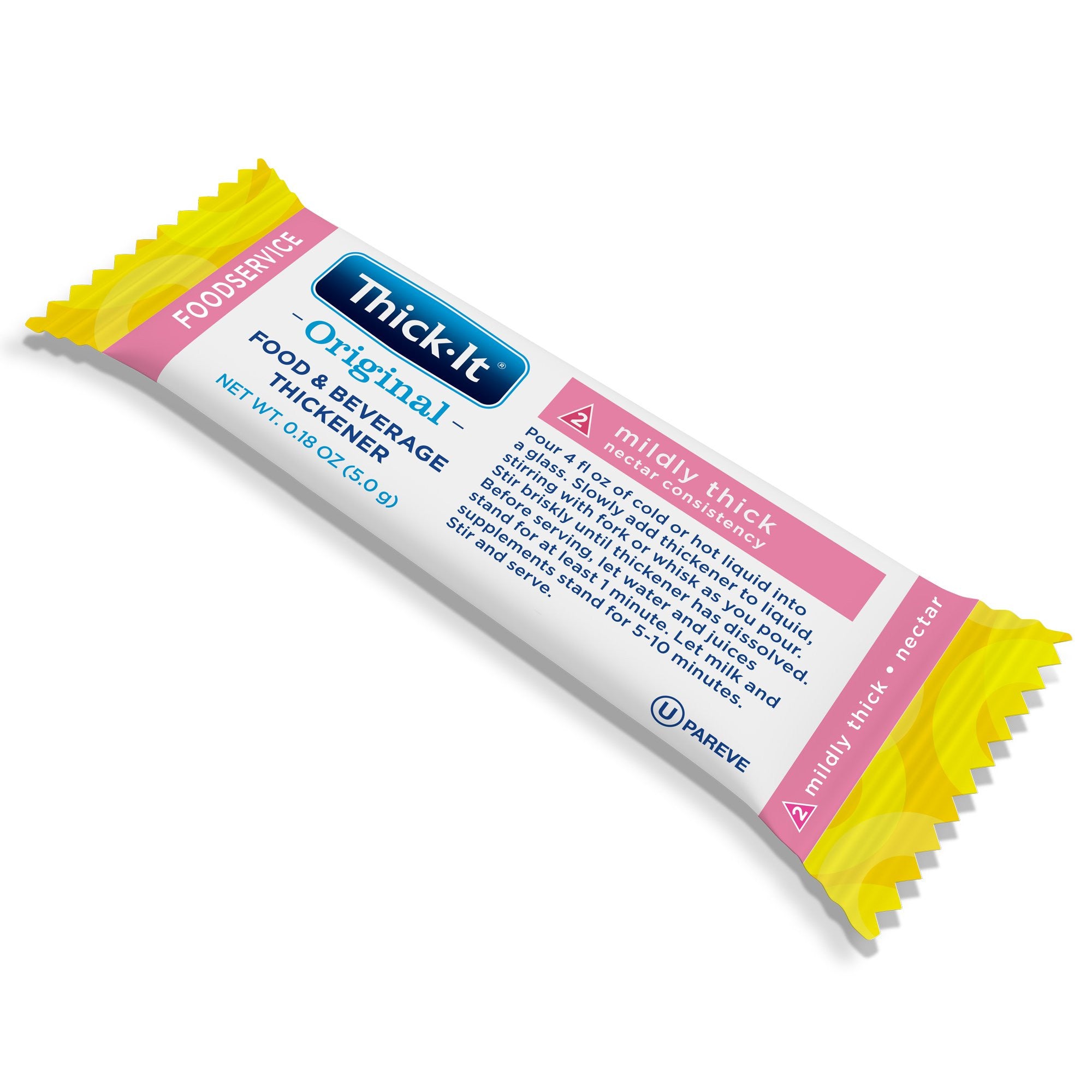 1084079 - Thick-It - Food and Beverage Thickener Thick-It Original 5 Gram Individual Packet Unflavored Powder IDDSI Level 2 Mildly Thick J572-LE800 Case of 200, (CS)