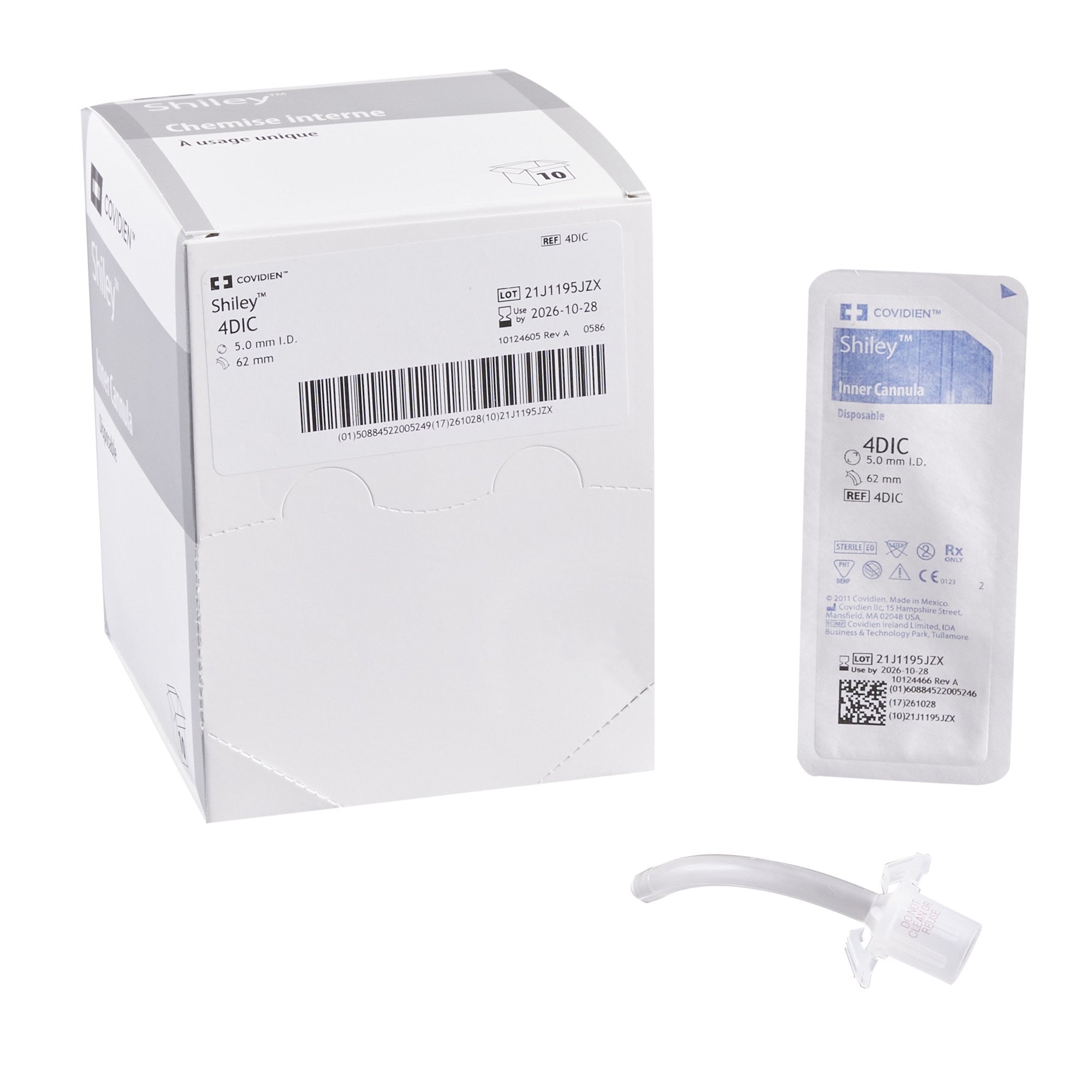 236050 - Shiley - Shiley Inner Cannula, 4DIC, Box of 10, (BX)