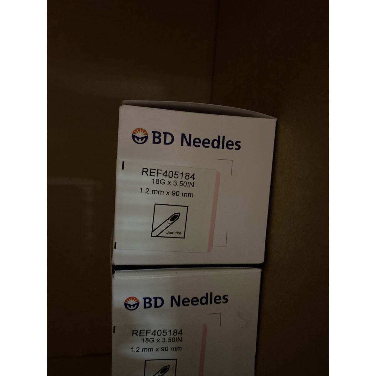405184 - BD - NEEDLE SPINAL S/SU 18GA 3-1/2IN QUINCKE, (BX/25)