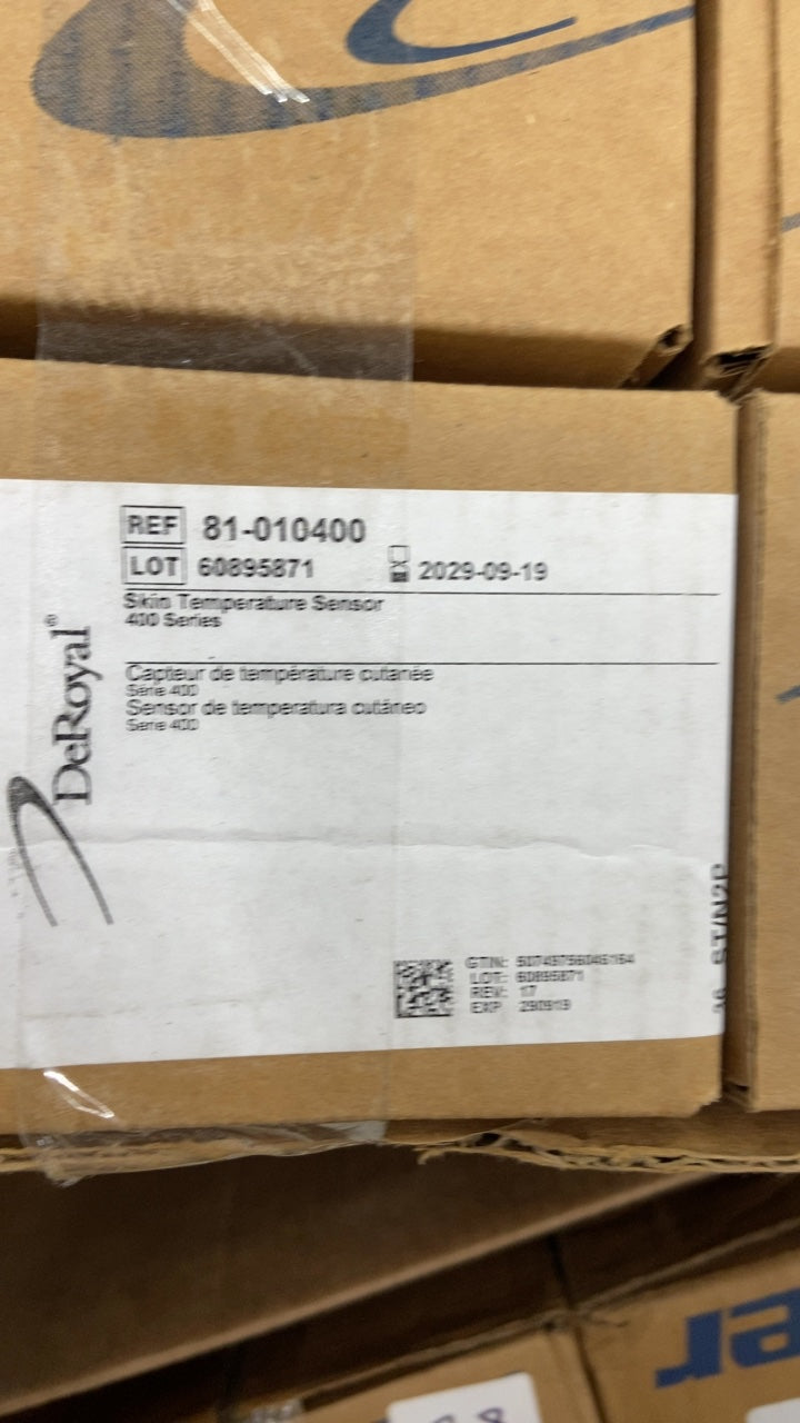 81-010400 - DEROYAL - Skin Temperature Sensor 400 Series, (BX/50)