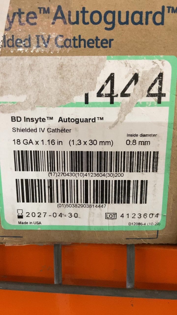 4123604 - BD - BD Insyte™ Autoguard™ Shielded IV Catheter, (CS/200)