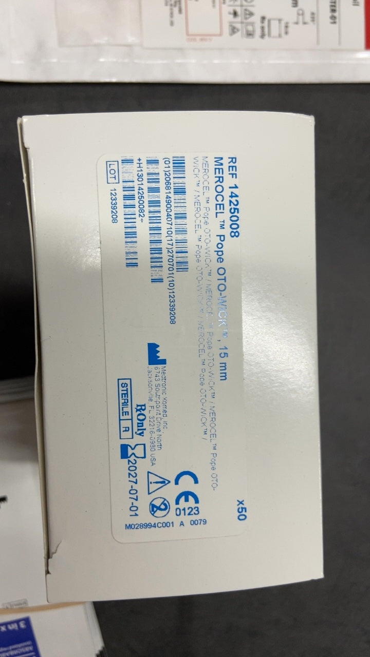 1425008 - MEDTRONIC - Merocel Pope Oto-Wick 15 mm, (BX/50)