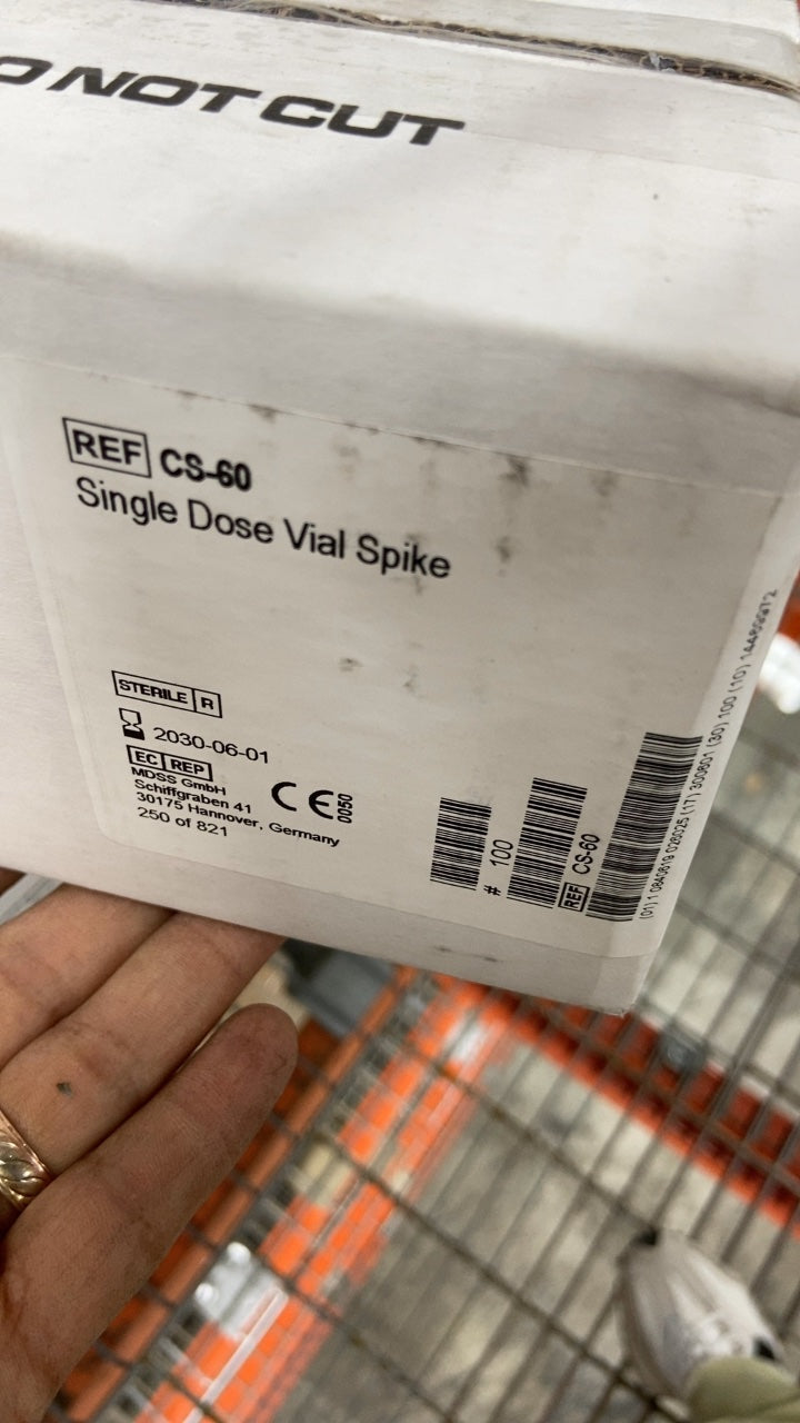 CS-60 - MDPI - Single Dose Vial Spike, (BX/100)