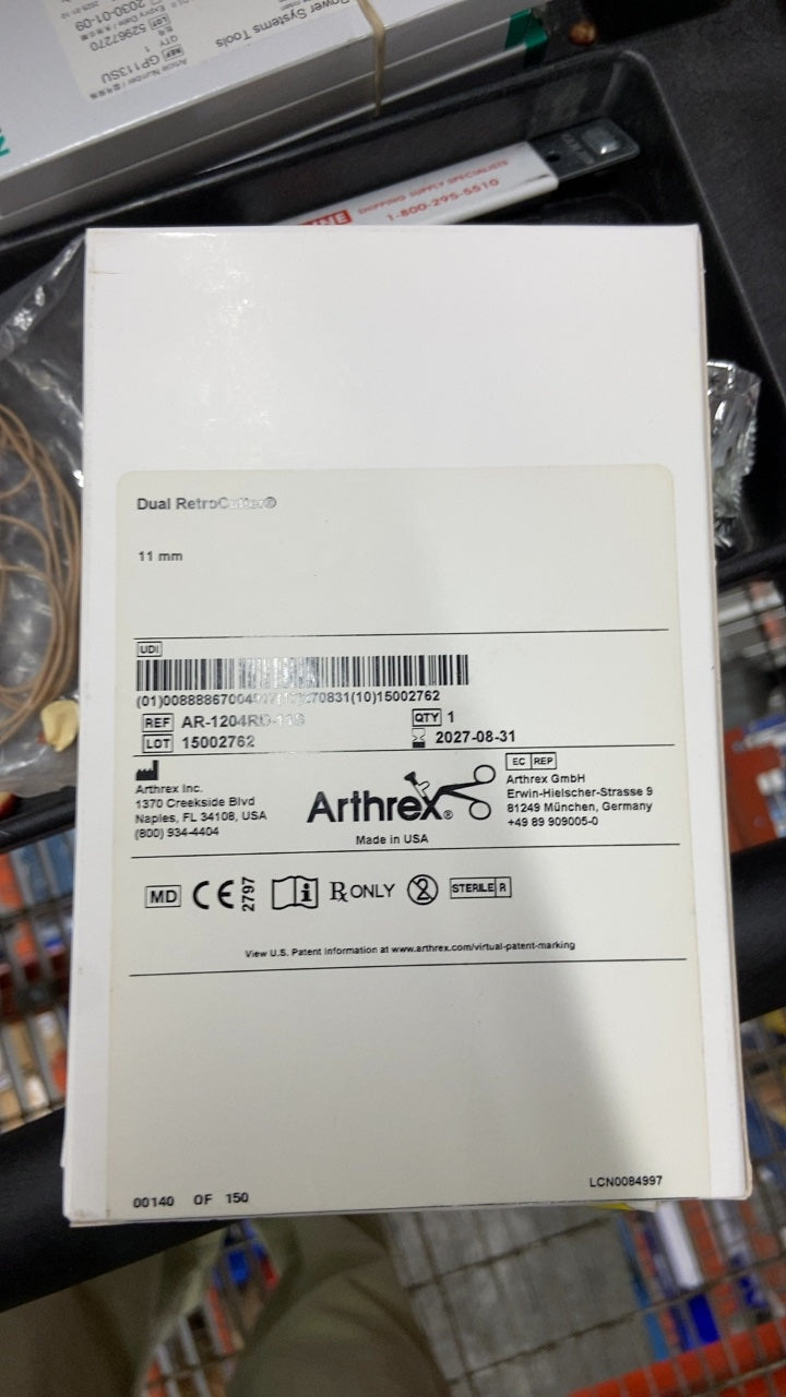 AR-1204RD-11S - ARTHREX - Dual RetroCutter reamer, 11mm, single-use., (BX/1)