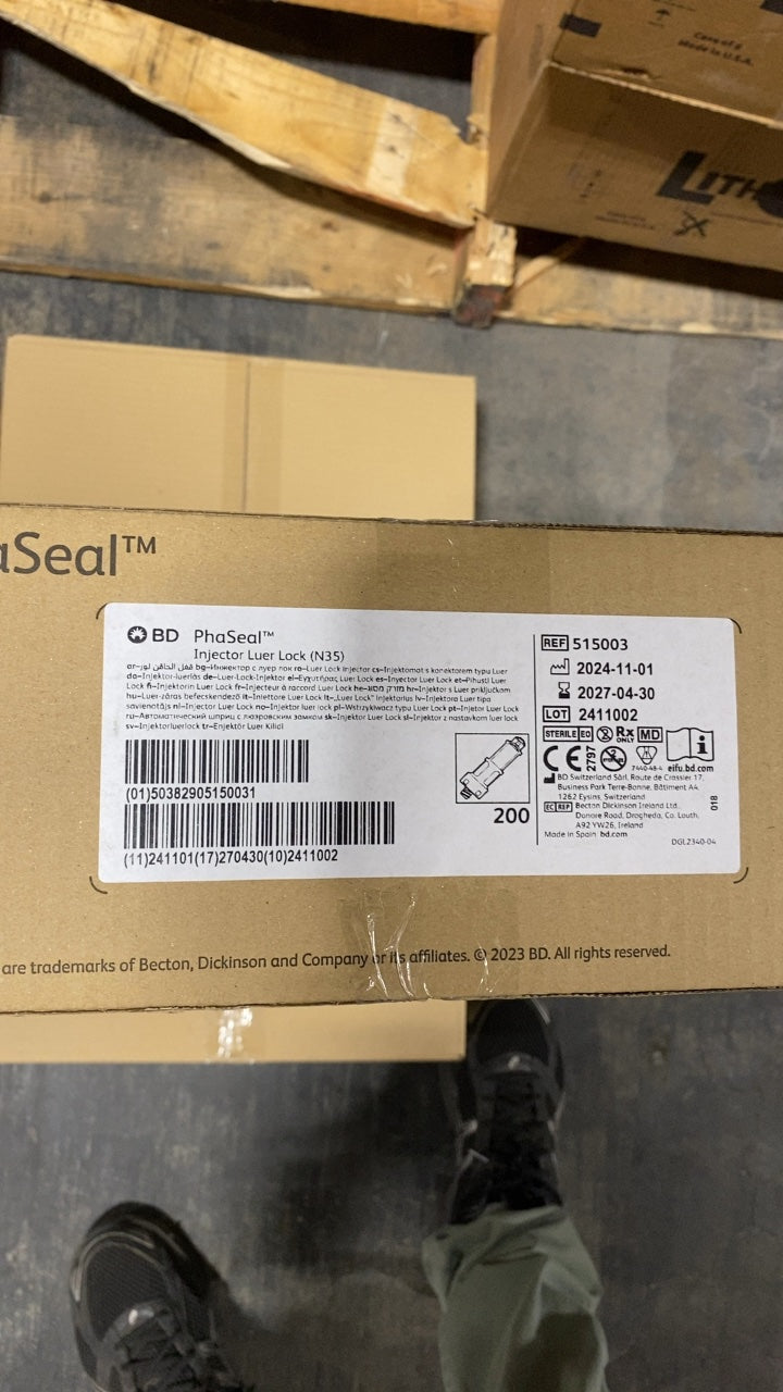 515003 - BD - PhaSeal™ Injector Luer Lock (N35), (BX/200)