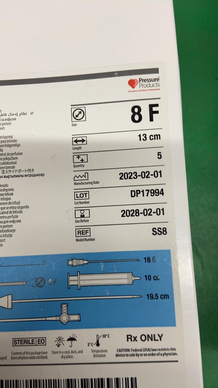 SS8 - PRESSURE PRODUCTS - , (BX/5)