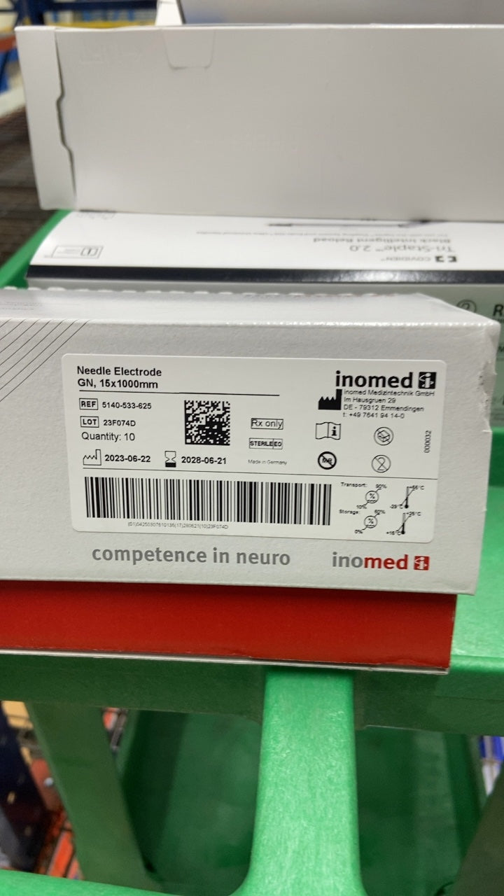 5140-533-625 - INOMED - Needle Electrode GN, 15x1000mm, (BX/10)