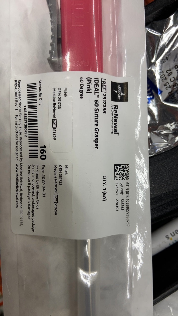 251723R - MEDLINE RENEWAL - IDEAL™ 60 Suture Grasper, (EA/1)