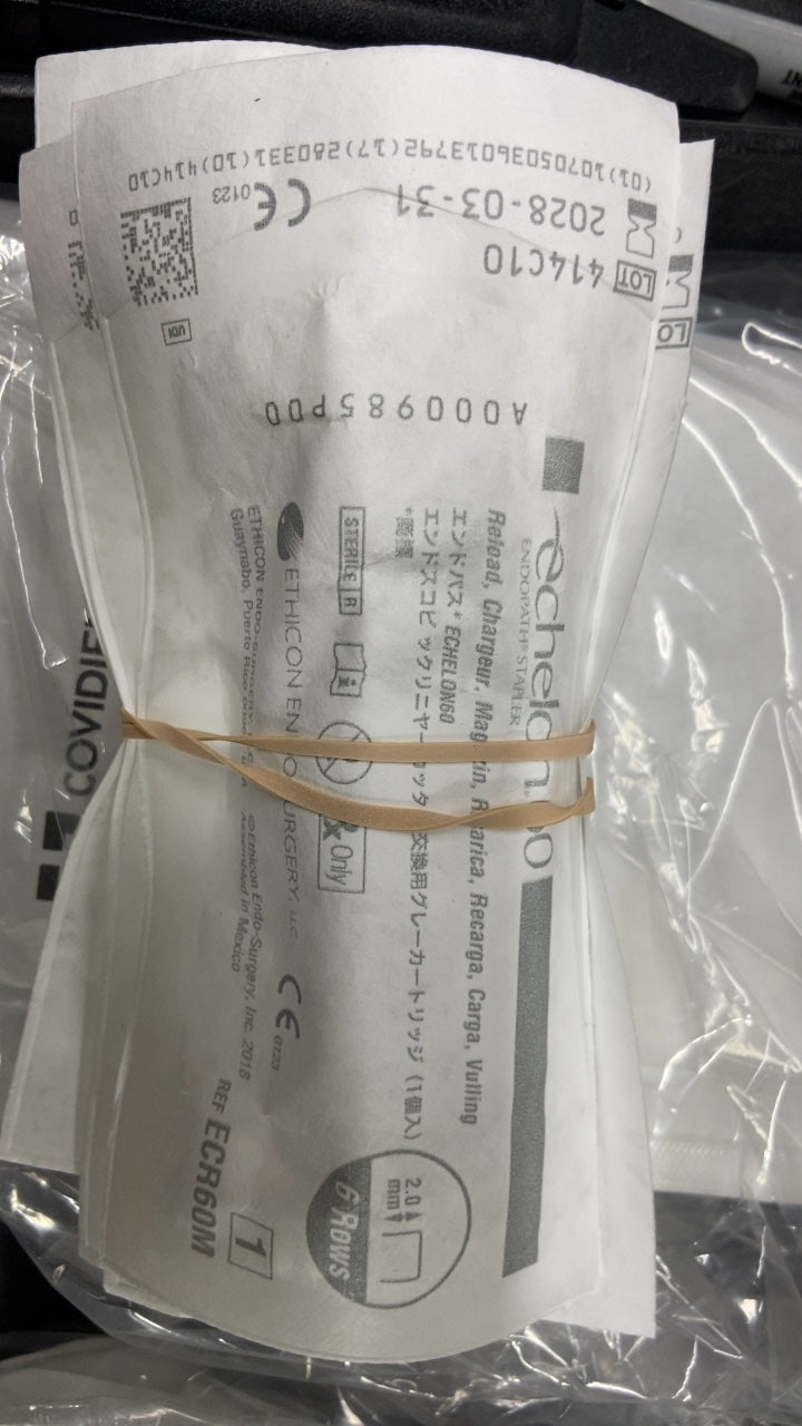 ECR60M - ETHICON - Echelon Endopath Stapler Reload, For 60 mm Endoscopic Staplers, Gray, (EA/1)