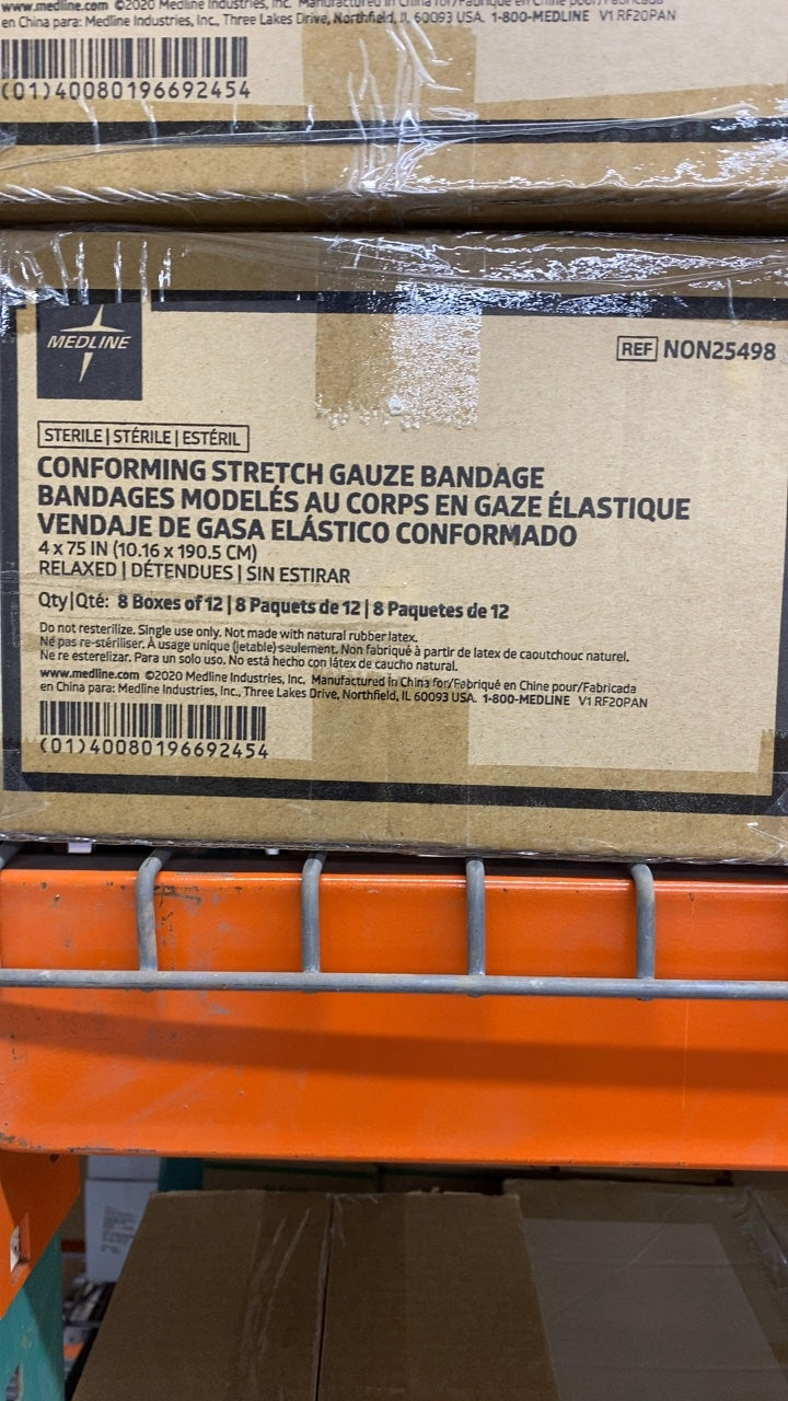 NON25498 - MEDLINE - CONFORMING STRETCH GAUZE BANDAGE, (CS/80)