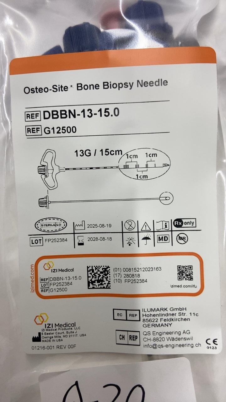 G12500 - IZI MEDICAL - Osteo-Site Bone Biopsy Needle, (EA/1)