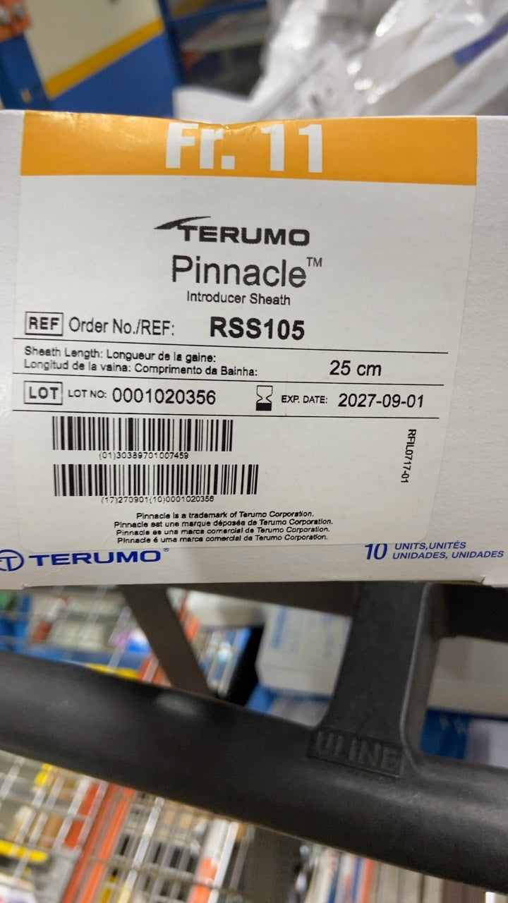 RSS105 - TERUMO - Pinnacle Introducer Sheath, (BX/10)