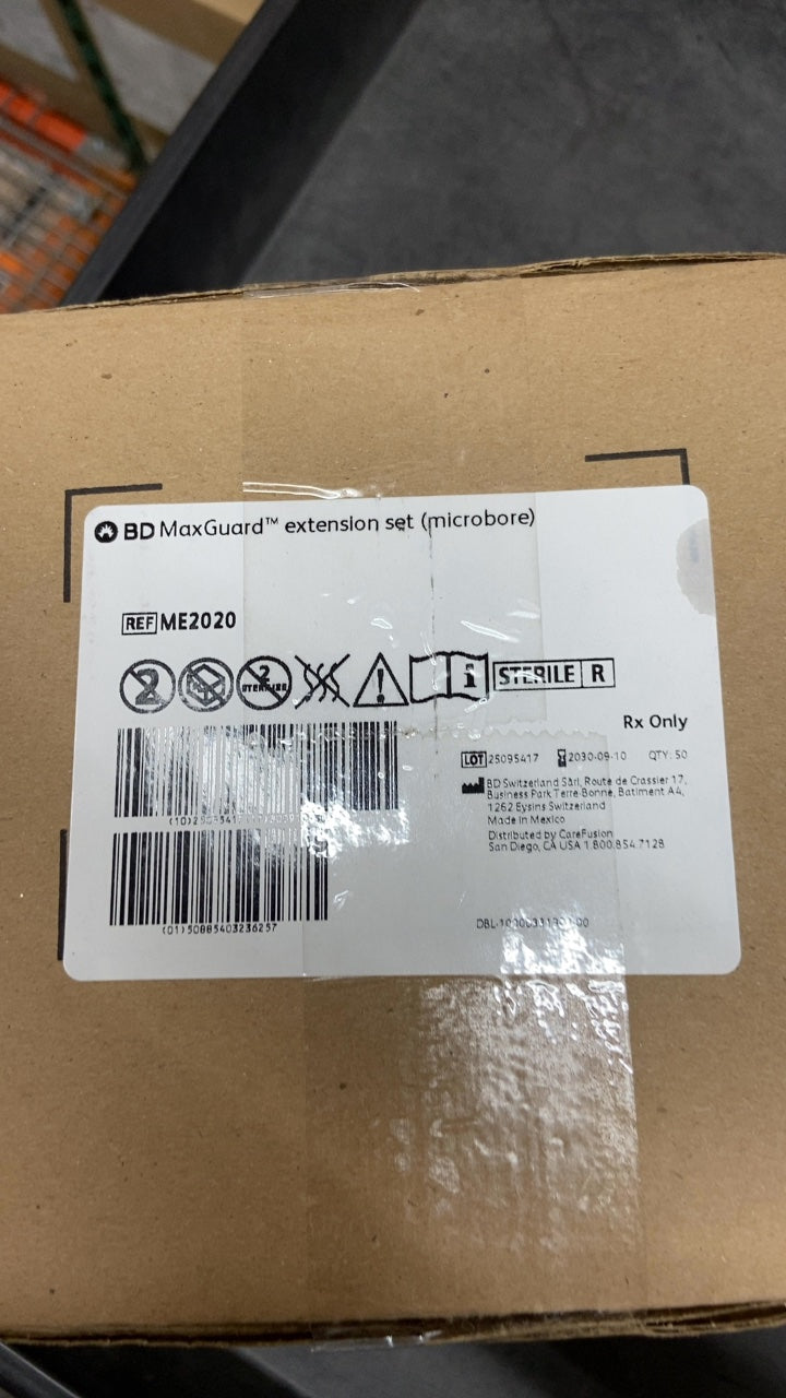 ME2020 - BD - Maxguard Extension Set (Microbore) 152 Cm (60 In), (CS/50)
