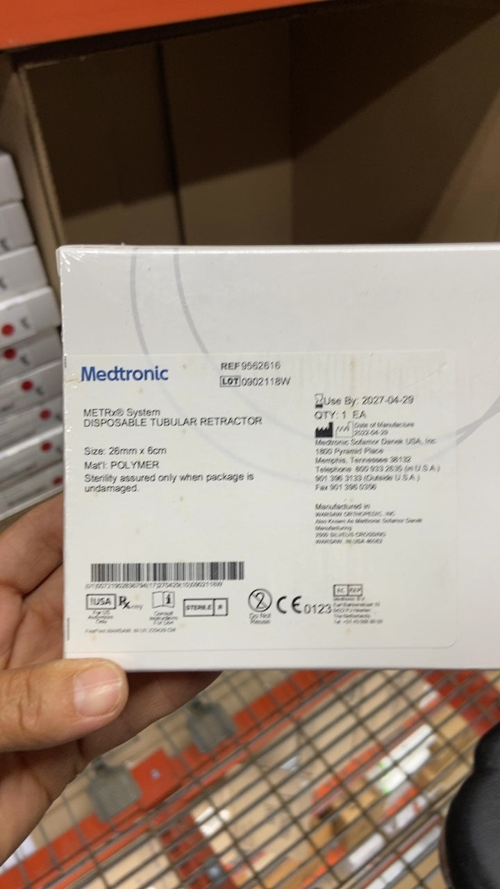 9562616 - MEDTRONIC - METRI-Q System DISPOSABLE TUBULAR RETRACTOR, (BX/1)