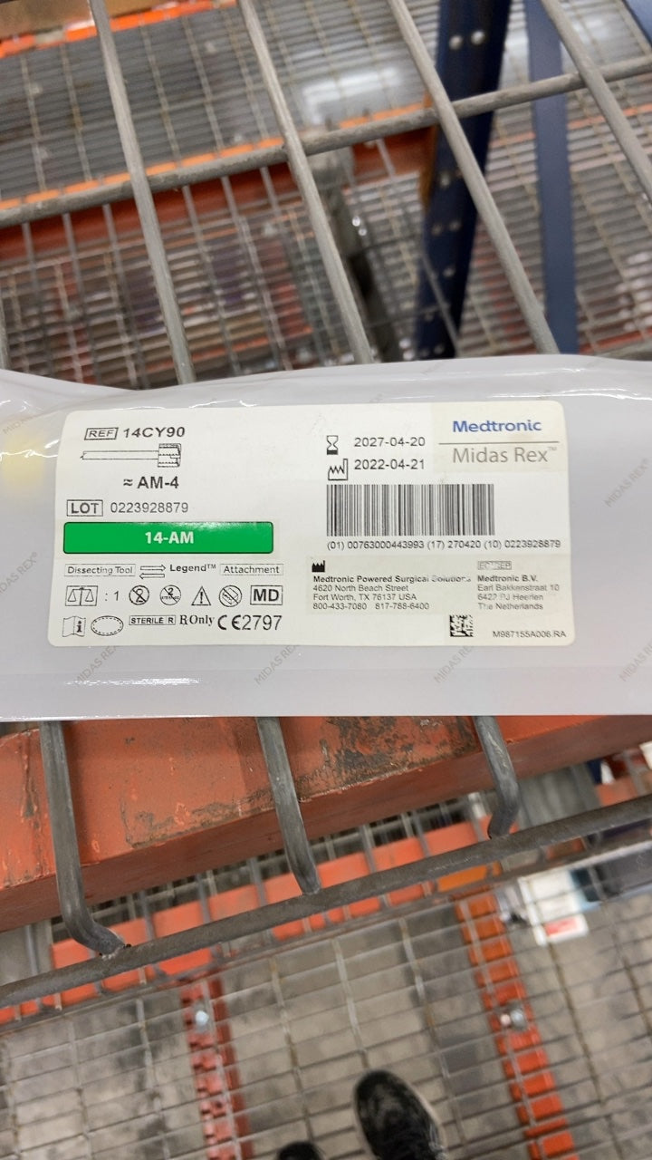 14CY90 - MEDTRONIC - Midas Rex Cylinder Cutting Burr, 9 mm Head Diameter, 14 cm Length, (EA/1)