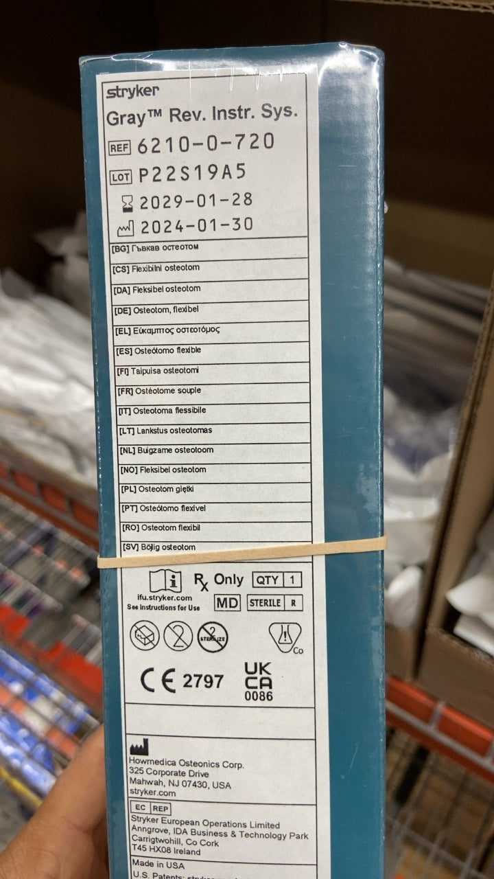 6210-0-720 - HOWMEDICA - Gray™ Rev. Instr. Sys., (BX/1)