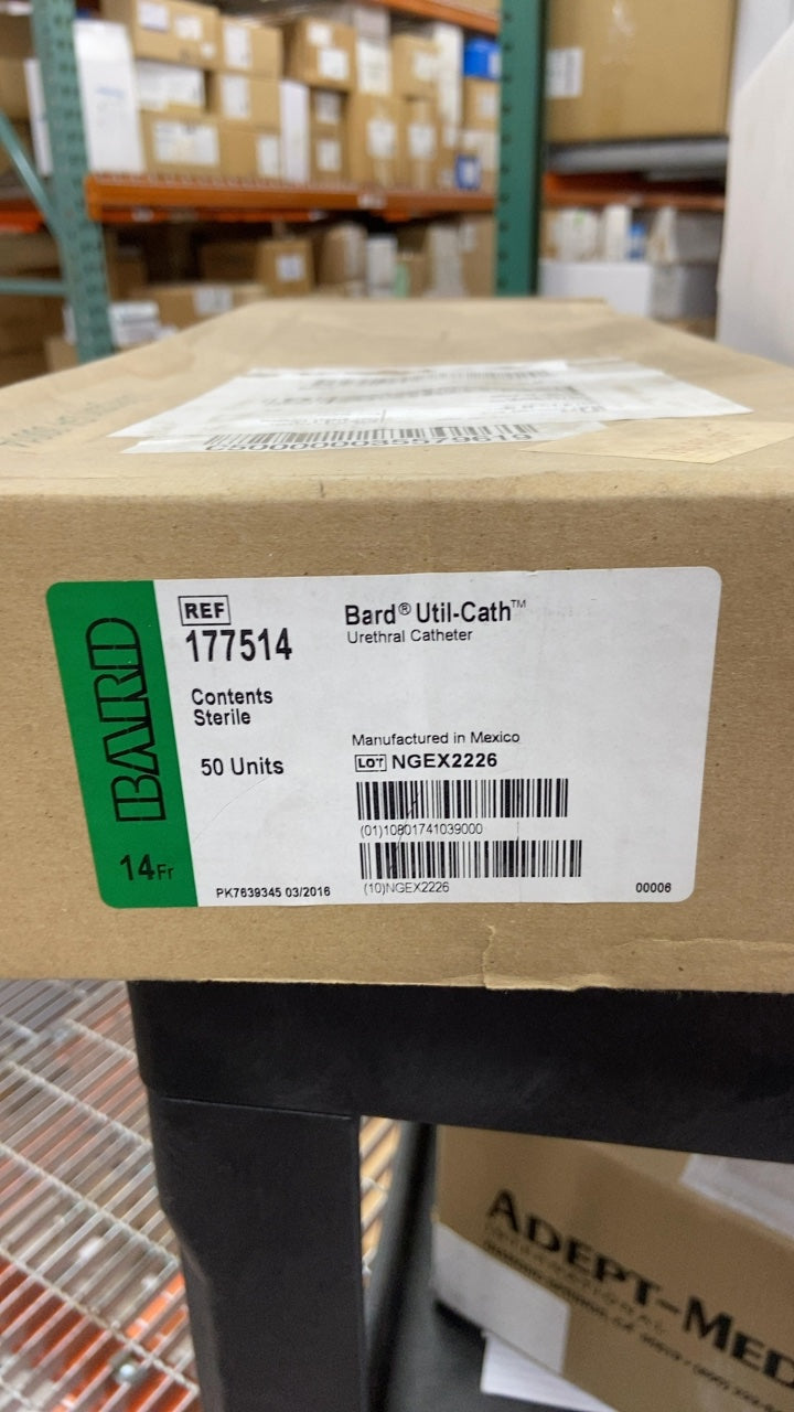 177514 - BARD - Bard® Util-Cath™ Urethral Catheter, (BX/50)