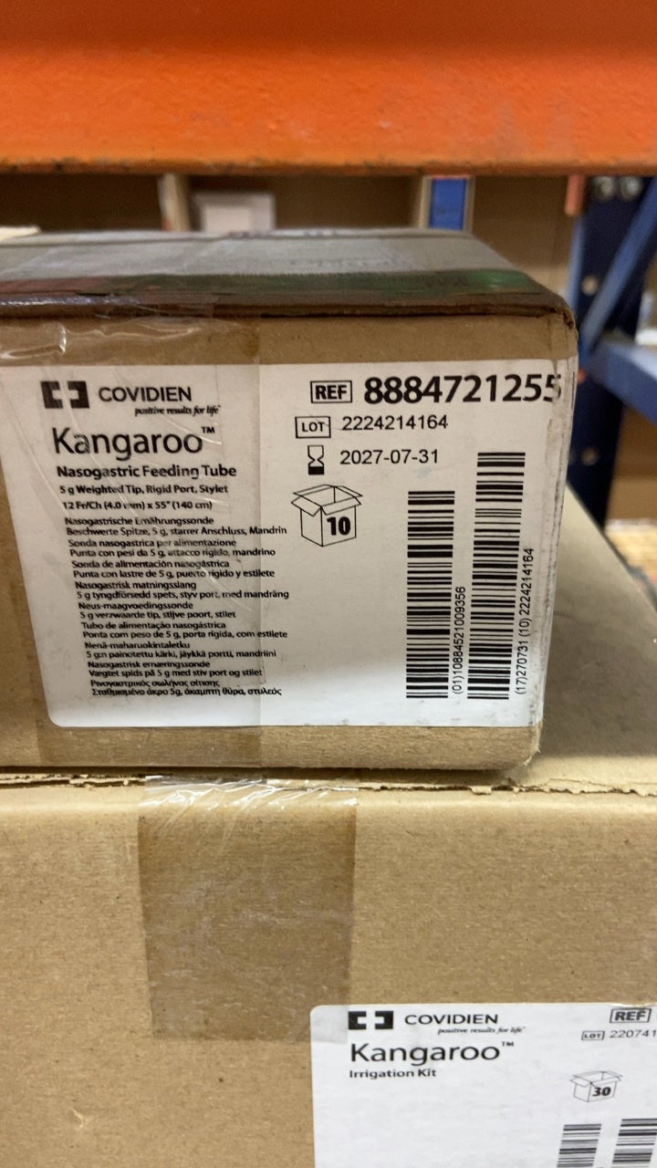 8884721255 - COVIDIEN - Kangaroo Nasogastric Feeding Tube, (BX/10)