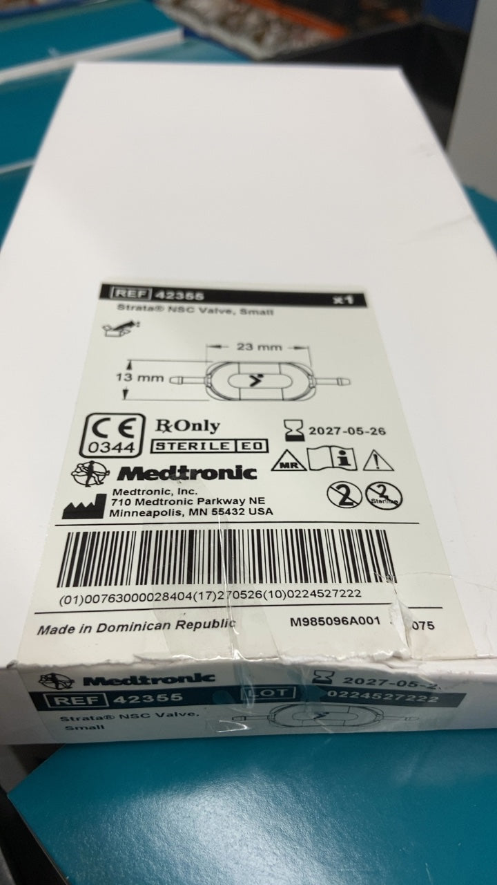 42355 - MEDTRONIC - Strata NSC Valve, Small, (BX/1)