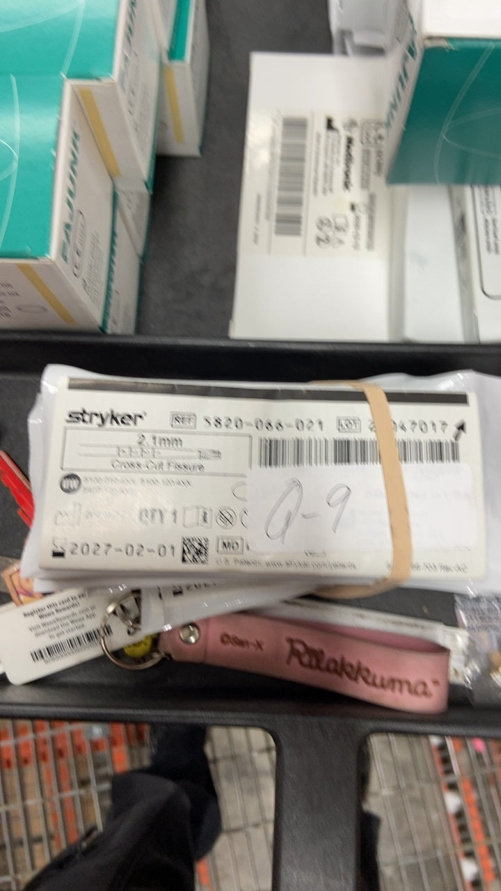 5820-066-021 - STRYKER - Elite Cross Cut Fissure Burr, 2.1 mm Head Diameter, (EA/1)