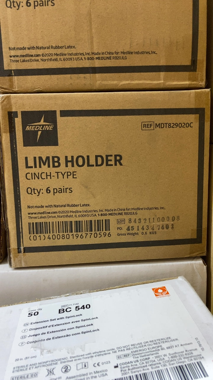 MDT829020C - MEDLINE - LIMB HOLDER CINCH-TYPE, (BX/6)