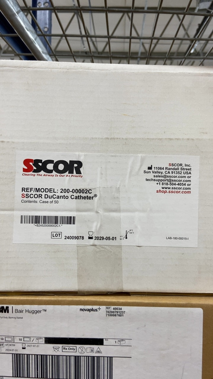 200-00002C - SSCOR - SSCOR DuCanto Catheter, (BX/50)
