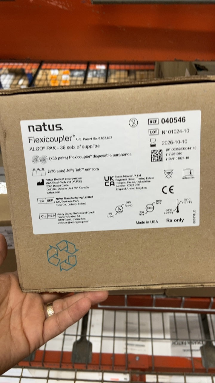 40546 - NATUS - Flexicoupler ALGO PAK - 36 sets of supplies, (BX/36)