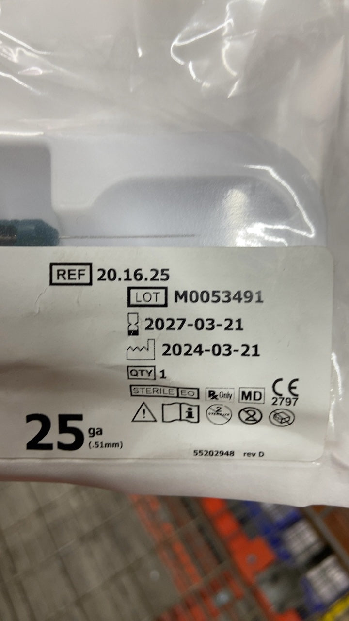 20.16.25 - SYNERGETICS - 25 ga (.51mm), (EA/1)