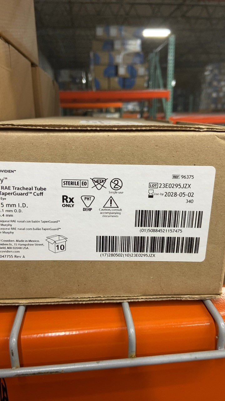 96375 - COVIDIEN - RAE Tracheal Tube TaperGuard Cuff, (BX/10)