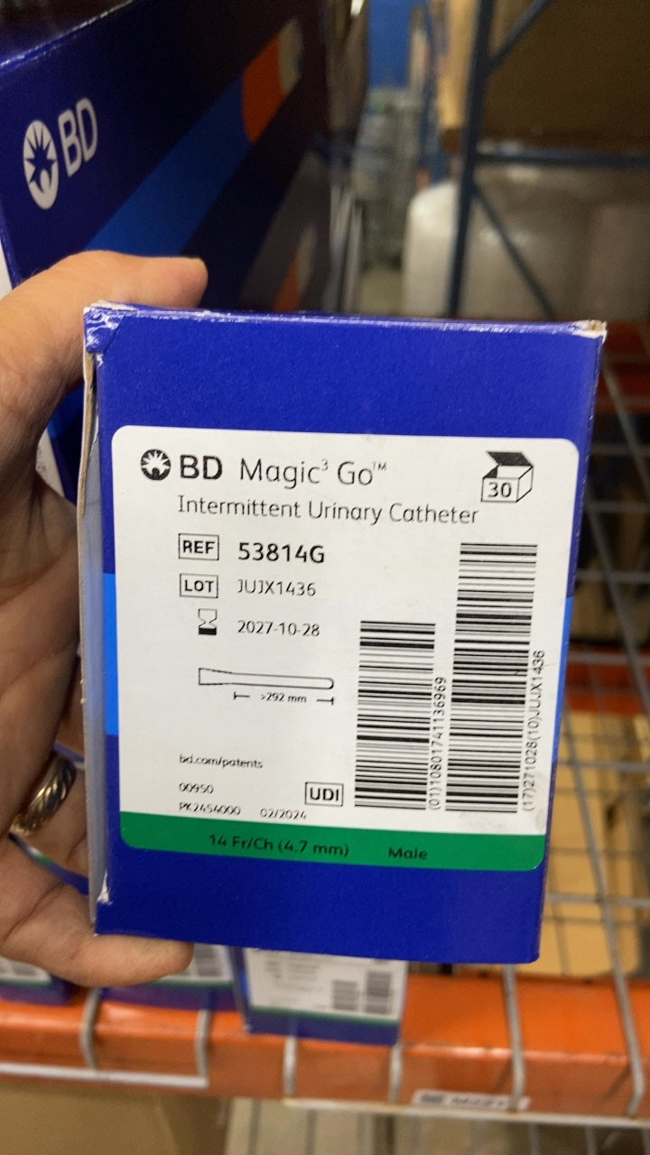 53814G - BD - BD Magic² Go™ Intermittent Urinary Catheter, (BX/30)