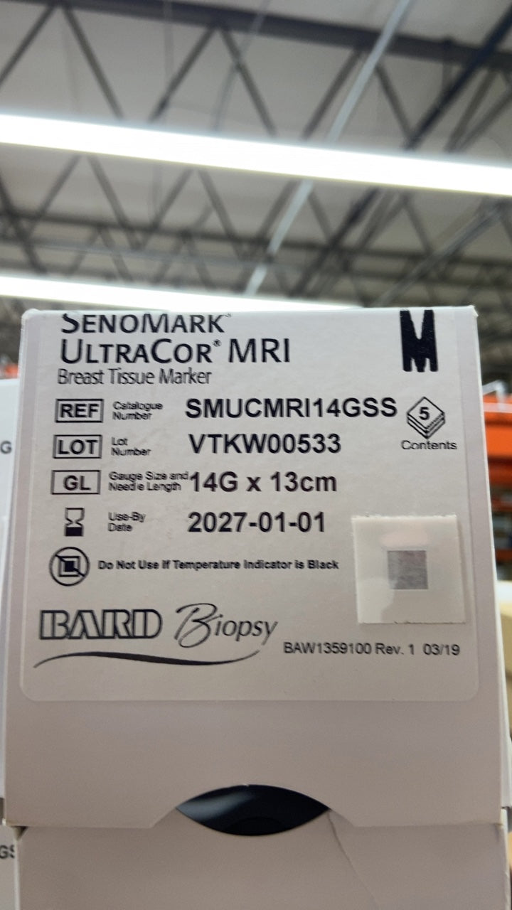 SMUCMRI14GSS - SENORX - SENOMARK UltraCor MRI Breast Tissue Marker, (BX/5)
