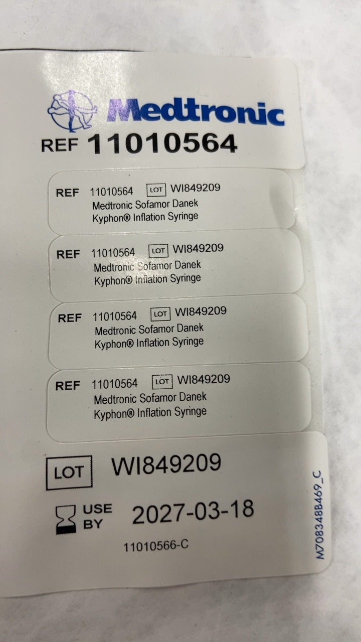 11010564 - MEDTRONIC - Kyphon® Inflation Syringe, (EA/1)