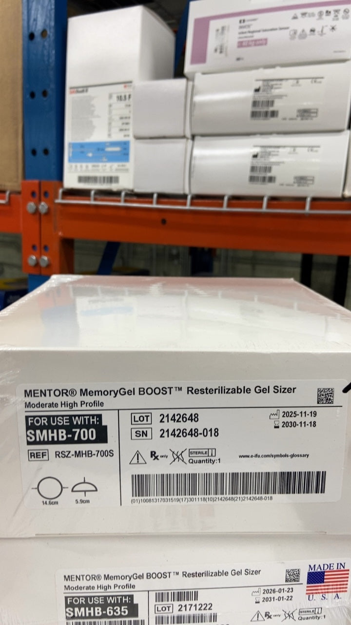 RSZ-MHB-700S - MENTOR - MENTOR® MemoryGel BOOST™ Resterilizable Gel Sizer Moderate High Profile, (BX/1)