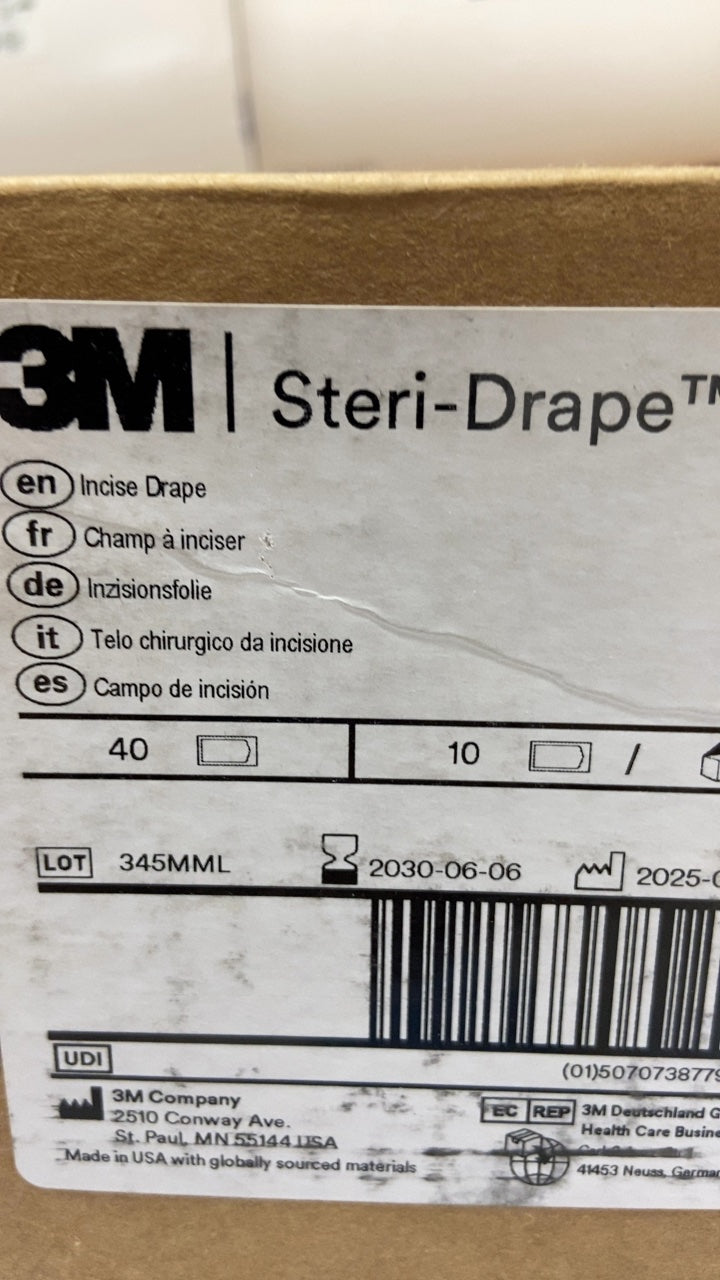 1051 - 3M - 3M™ Steri-Drape™ Small Drape With Incise Film, (CS/40)