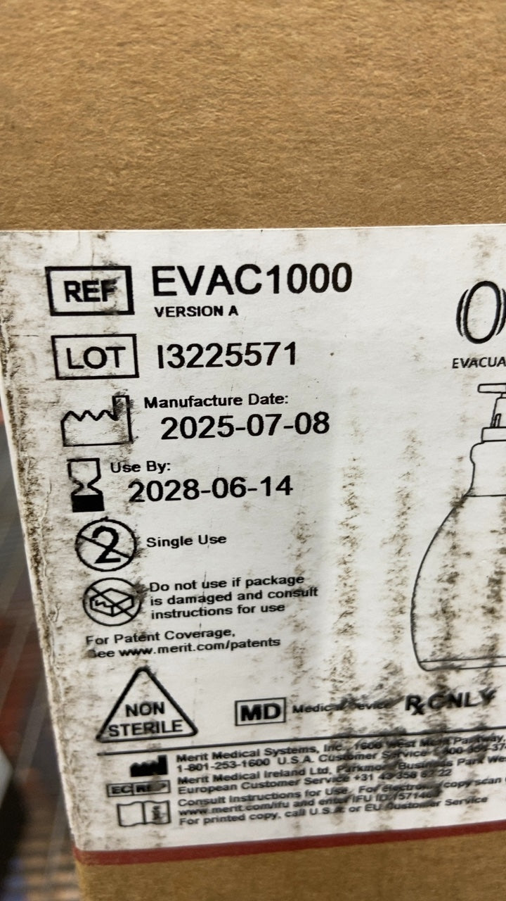 EVAC1000 - MERIT MEDICAL - EVAC1000 VERSION A, (CS/10)