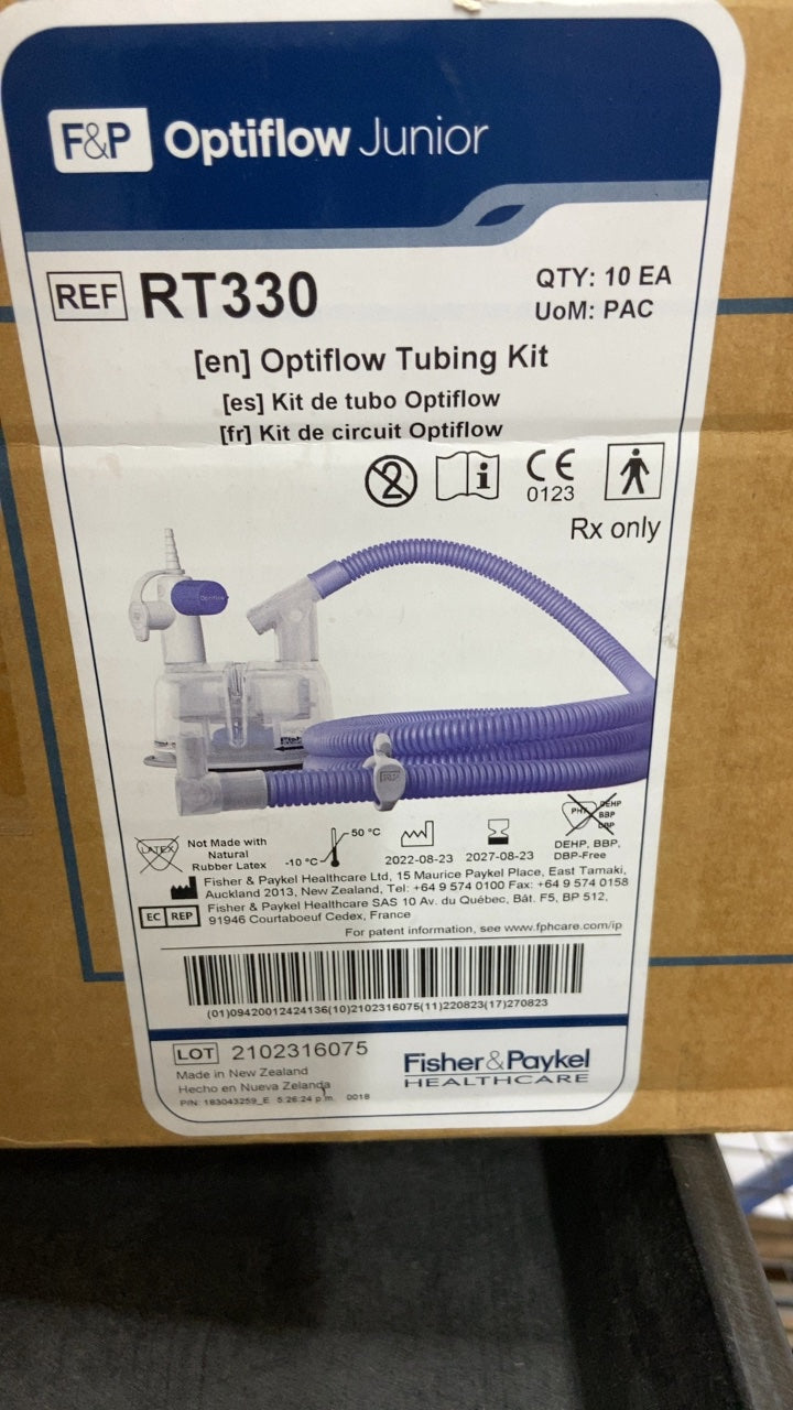RT330 - FISHER & PAYKEL - Optiflow Junior [en] Optiflow Tubing Kit, (CS/10)