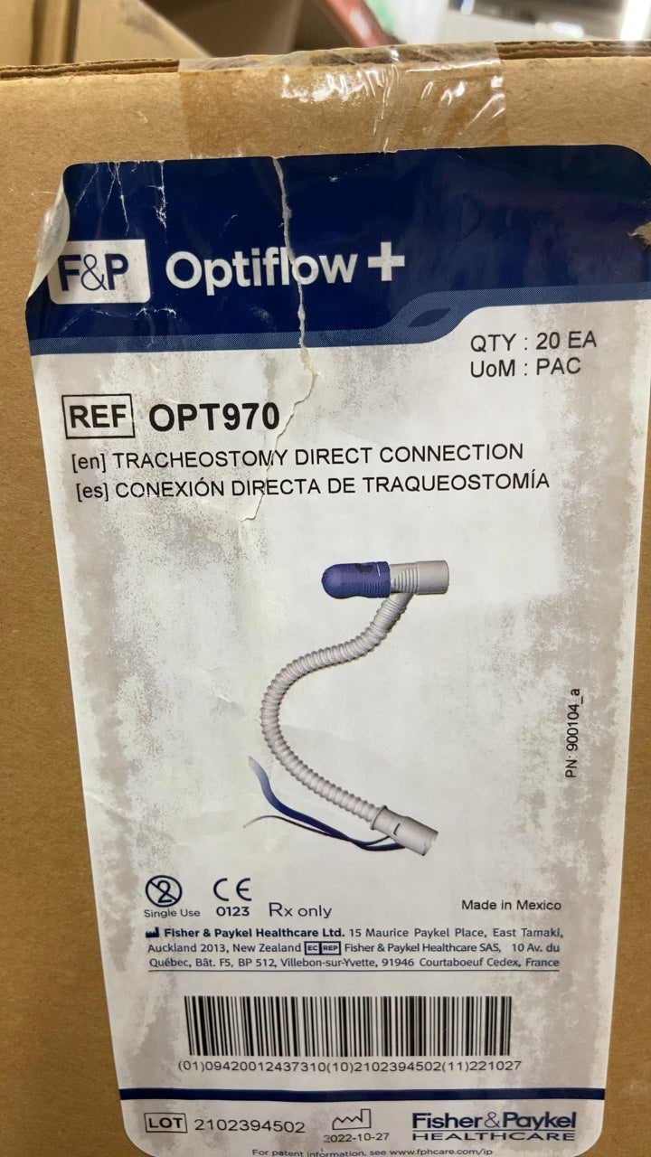 OPT970 - FISHER & PAYKEL - TRACHEOSTOMY DIRECT CONNECTION, (CS/20)