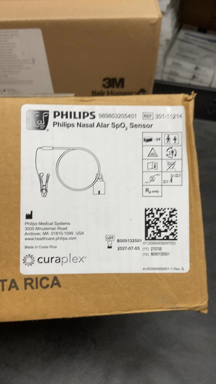 301-11214 - PHILIPS - Philips Nasal Alar SpO2 Sensor, (BX/24)