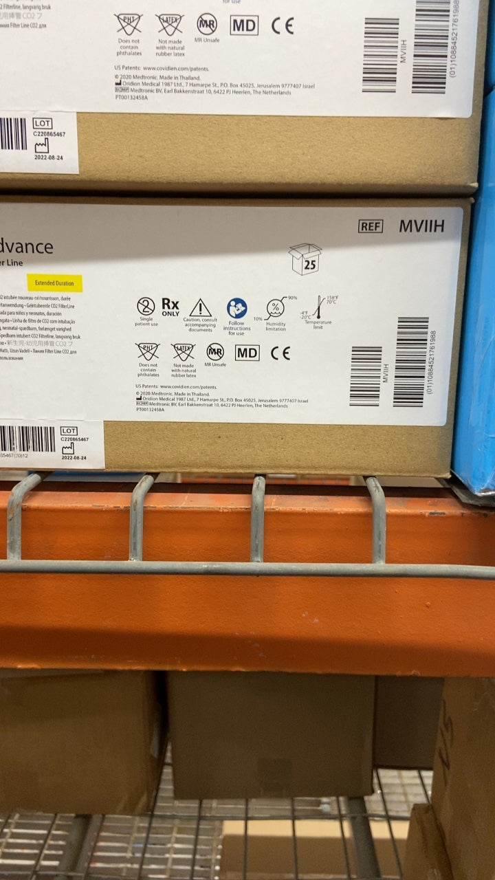 MVIIH - MEDTRONIC - Medtronic Microstream Advance Neonatal-Infant Intubated CO2 Filter Line, Extended Duration, 2m/6.5ft, (BX/25)