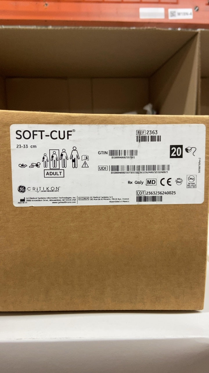 2363 - GE - SOFT-CUF ADULT 23-33 cm, (BX/20)