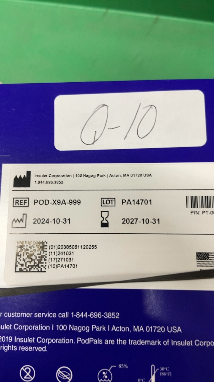 POD-X9A-999 - INSULET - Insulet PodPals, (BX/10)