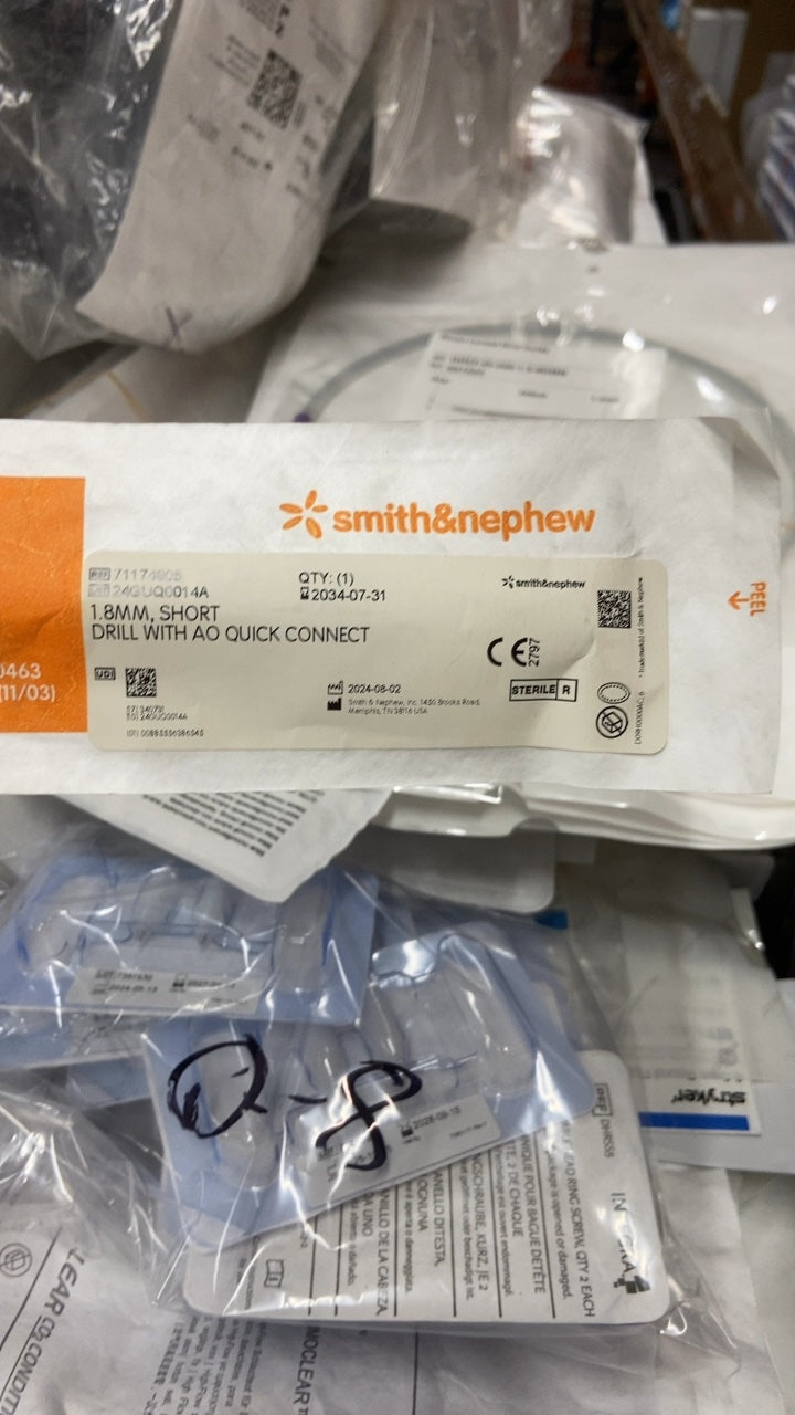 71174905 - SMITH & NEPHEW - 2.0MM, SHORT DRILL WITH AO QUICK CONNECT, (EA/1)