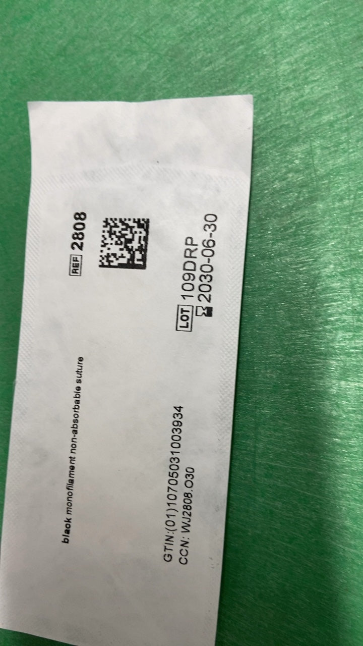 2808 - ETHICON - b|next monofilament non-absorbable suture, (EA/1)