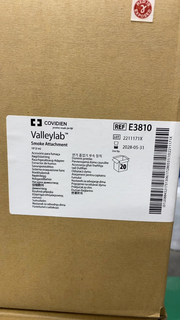 E3810 - COVIDIEN - Valleylab Smoke Attachment 10'(3 m), (CS/20)