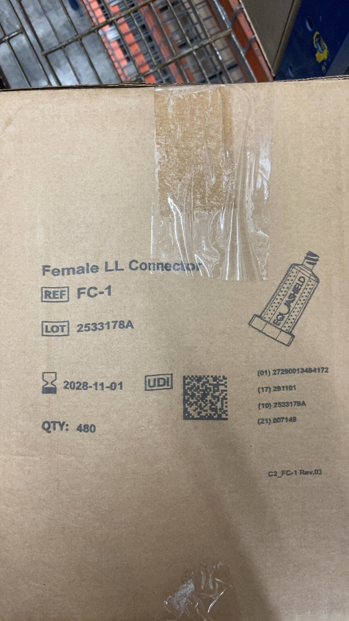 FC-1 - EQUASHIELD - Female LL Connector, (CS/480)