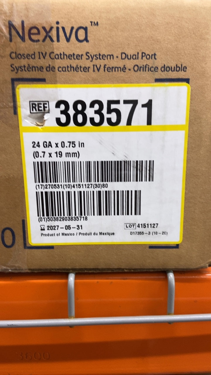 383571 - BD - Closed IV Catheter System - Dual Port, (CS/80)
