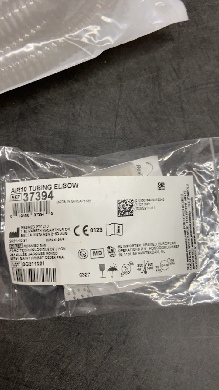 37394 - RESMED - AIR10 TUBING ELBOW, (EA/51)
