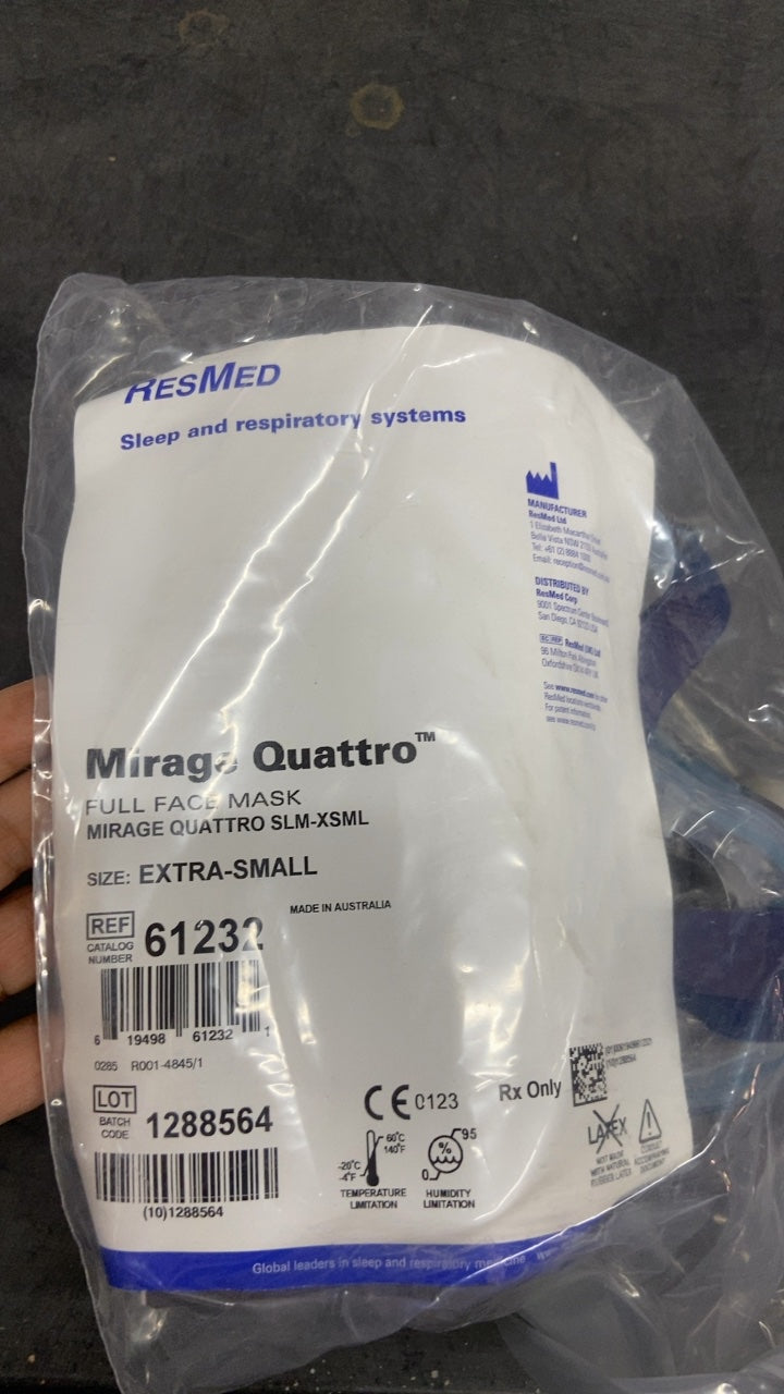 61232 - RESMED - Mirage Quattro Full Face Mask, (EA/23)